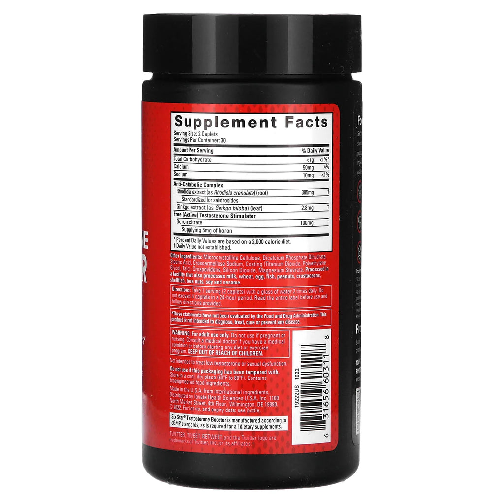 Estimulador refuerzo de testosterona, testosterona, fuerza extrema, mejora el rendimiento de entrenamiento, científicamente investigado, mantiene la testosterona máxima, 60 capletas