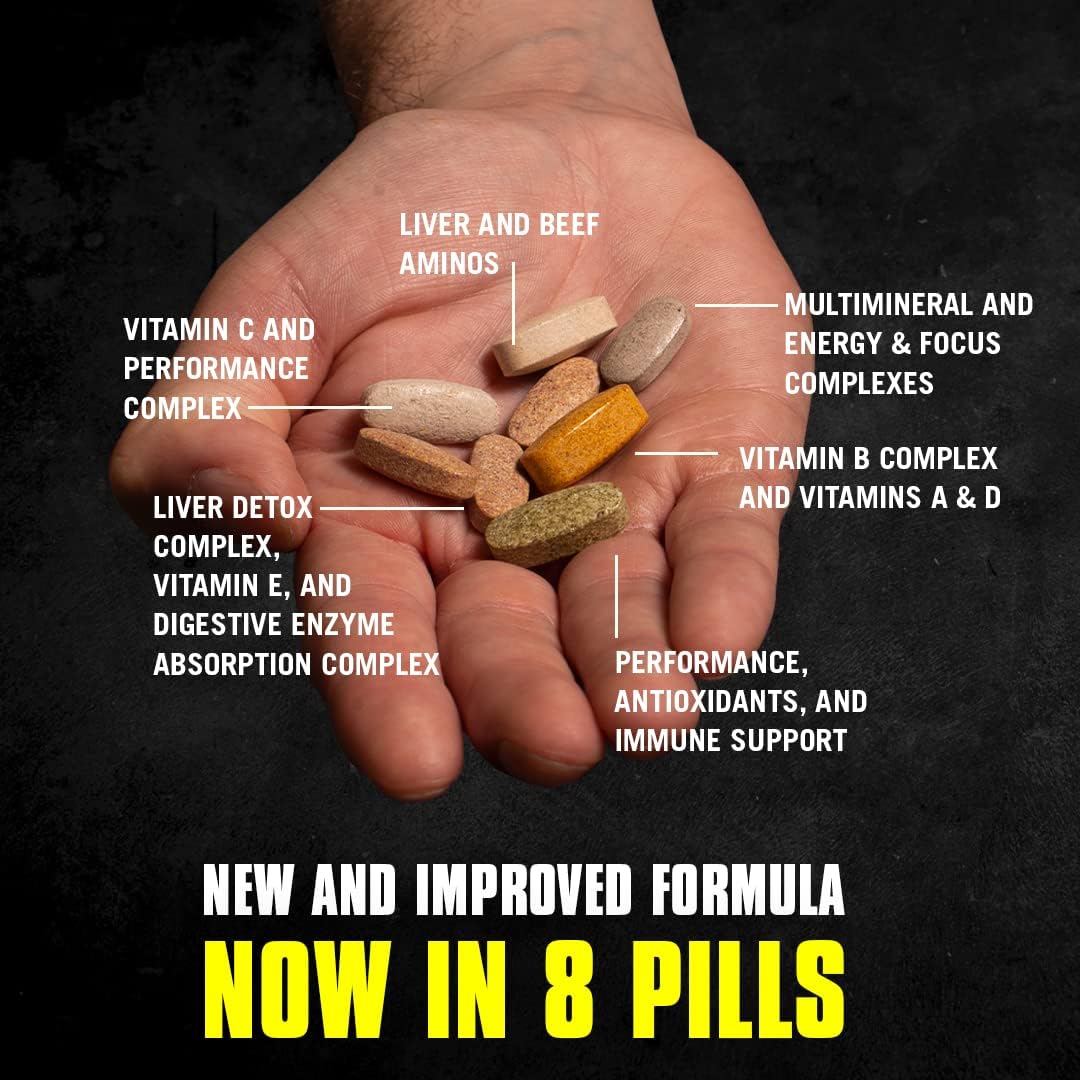 ANIMAL PAK, Envase de 44 paquetes, nueva presentación con menos pastillas por servicio. Todo en uno (Aminoácidos, Vitaminas, Enzimas y mucho mas)