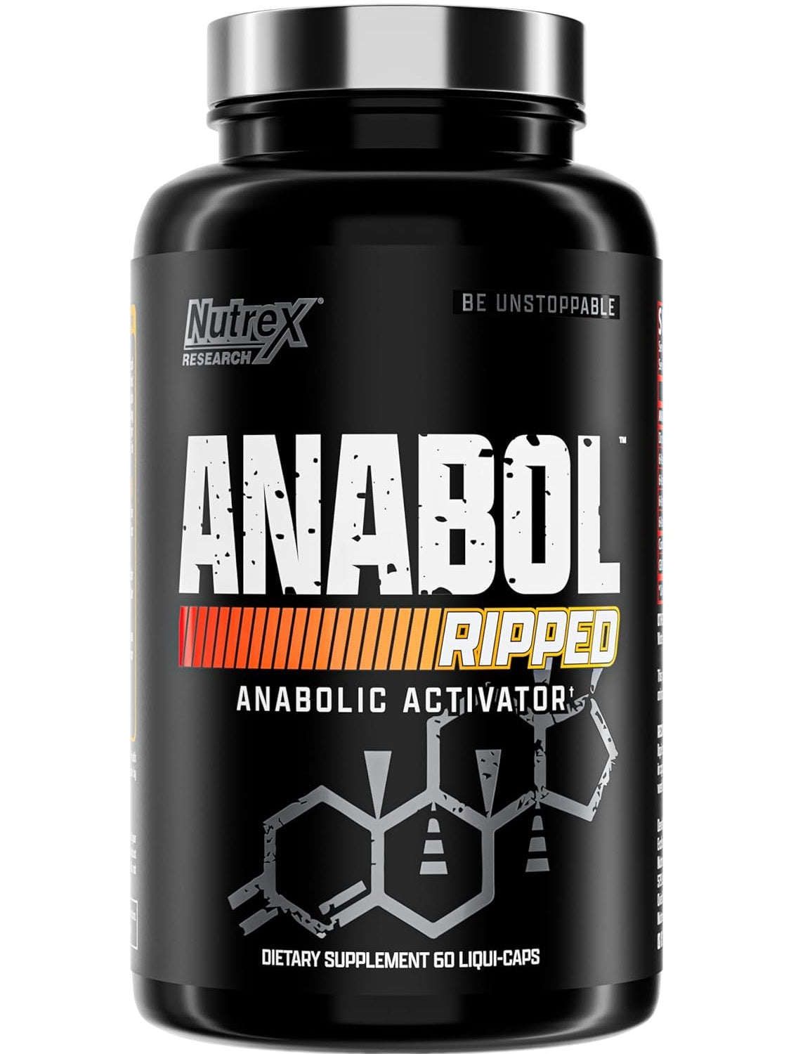 Anabol Ripped Anabolic, Nutrex, suplemento 2 en 1 para desarrollar y definir músculos, 60 cápsulas.