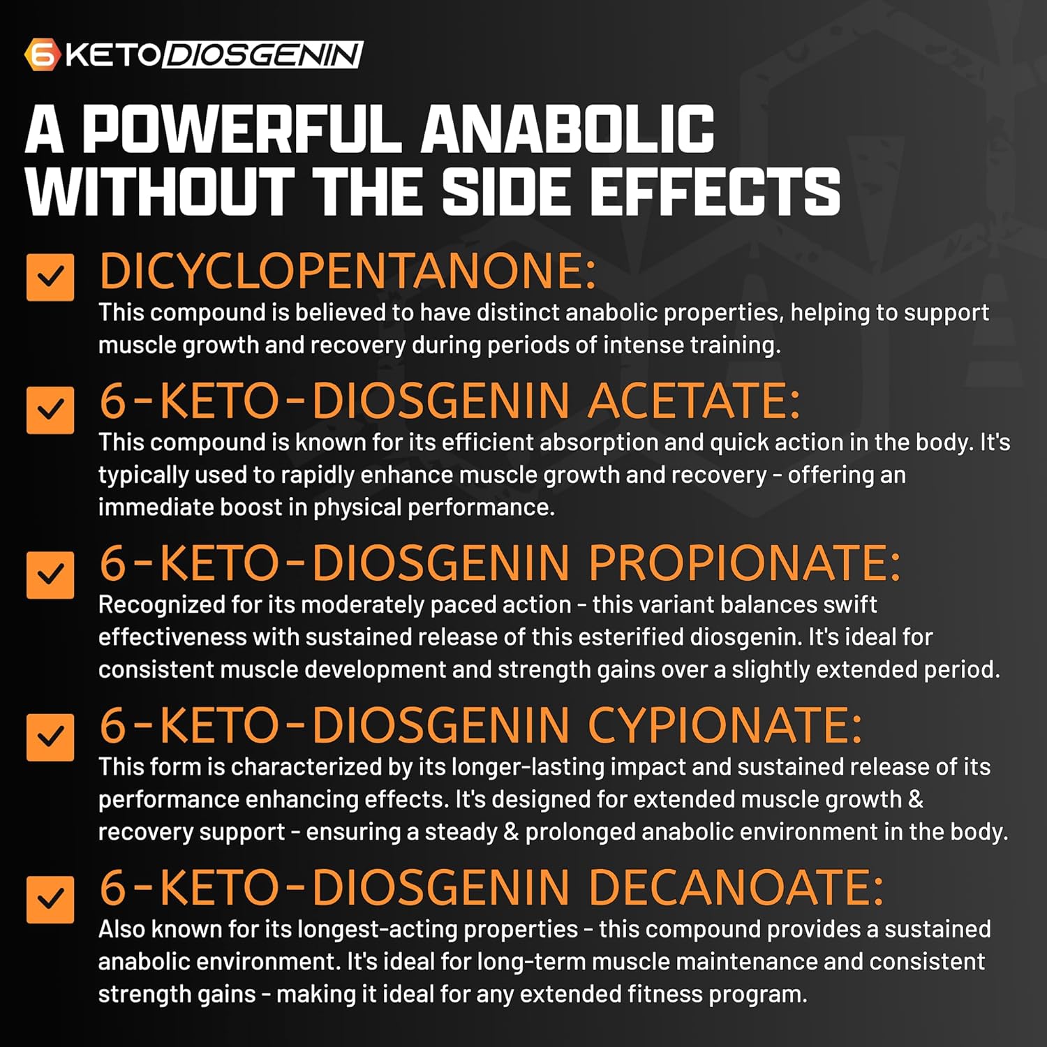 Anabol Ripped Anabolic, Nutrex, suplemento 2 en 1 para desarrollar y definir músculos, 60 cápsulas.