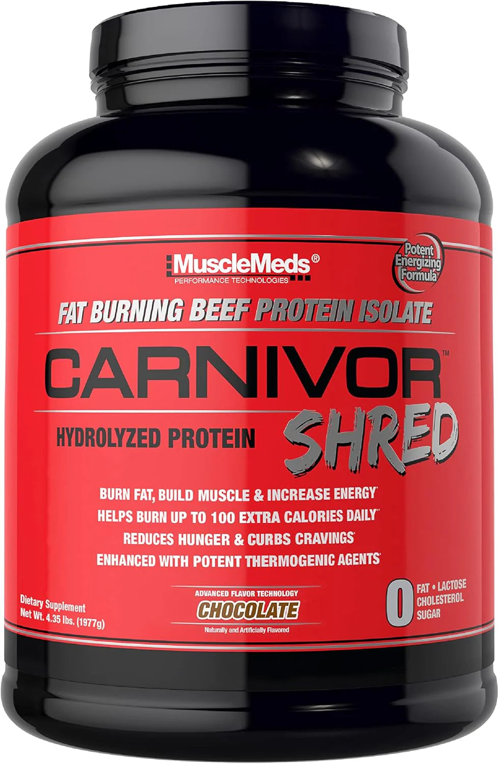 Proteina para quemar grasa, Carnivor Isolate Shred, de carne de res, aisalda, sin azúcar, sin grasa, sin lactosa, 56 servicios