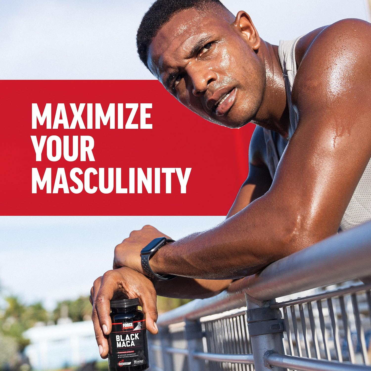 Maca Negra (Black Maca), Force Factor, Varios tamaños disponibles