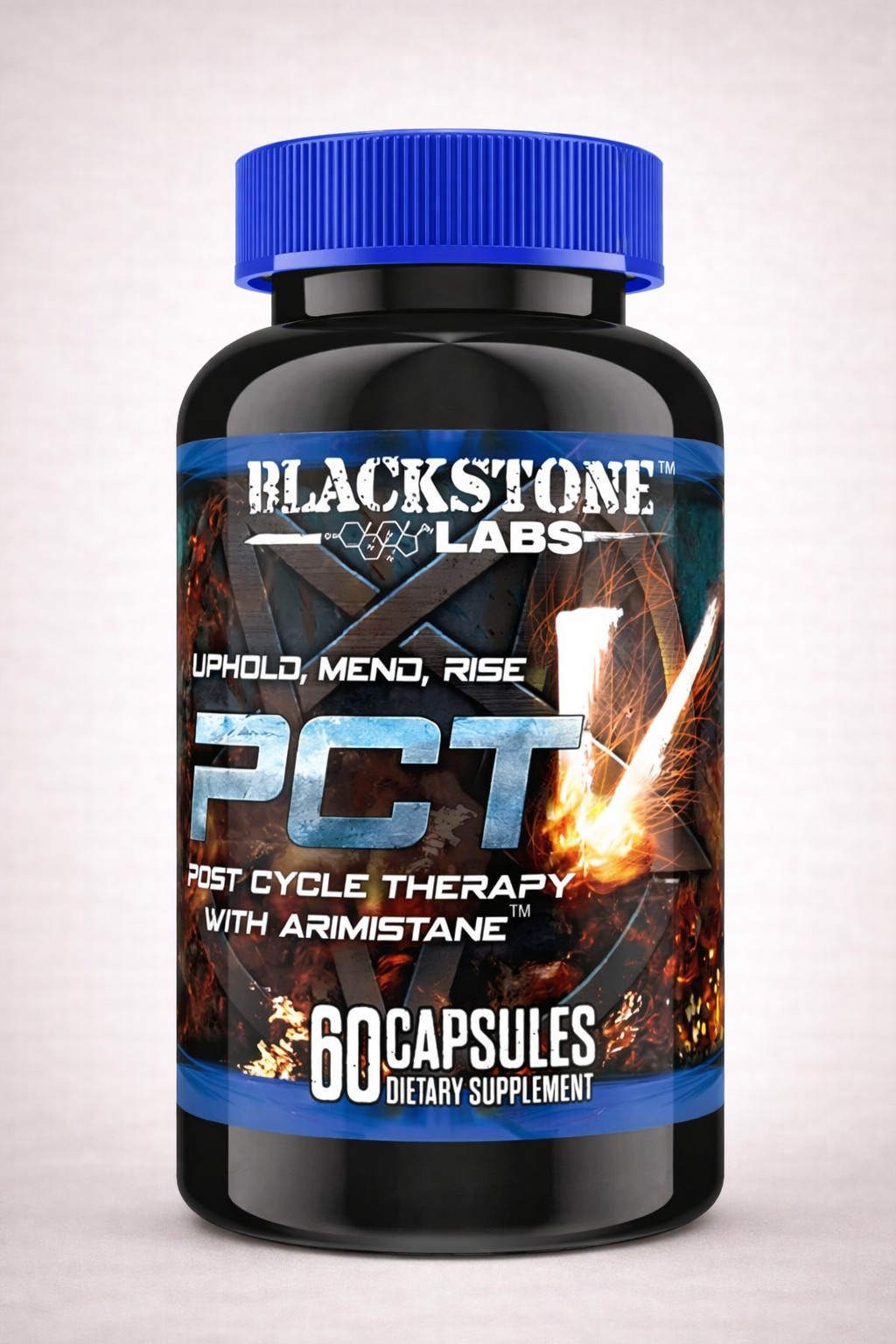 Blackstone Labs PCT, 60 Cápsulas, terapia post ciclo, con Arimistane