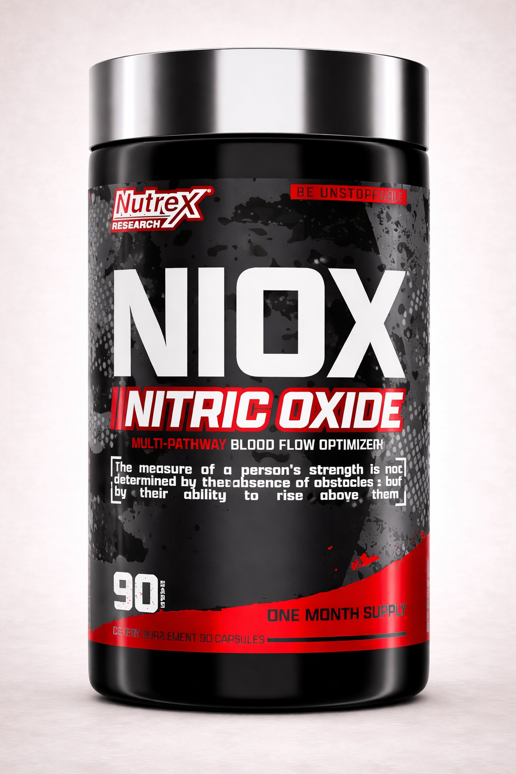 ÓXIDO NÍTRICO. NIOX Extreme Pumps, preentrenamiento de 90 unidades con nitrato de arginina, vitamina C y AstraGin para bombeo muscular, vascularización, resistencia y NO3-T