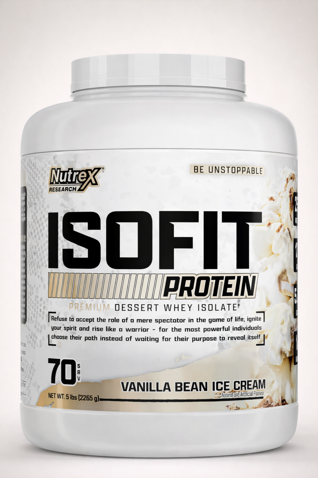 Proteína en polvo ISOFIT, con EAA y BCAA, 5 libras, 70 servicios, varios sabores disponibles