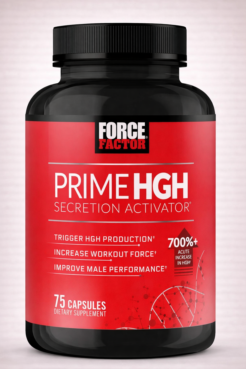 PRIME HGH: Activador de la secreción de HGH (hormona del crecimiento), 75 cápsulas