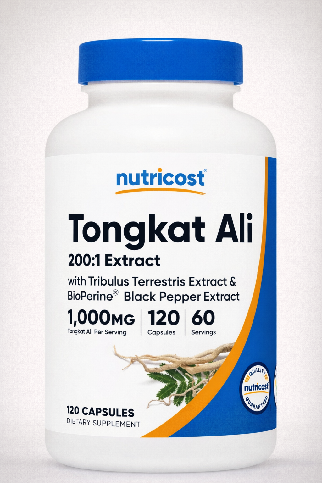 Tongkat Ali, 1000 mg, Nutricost, 120 cápsulas