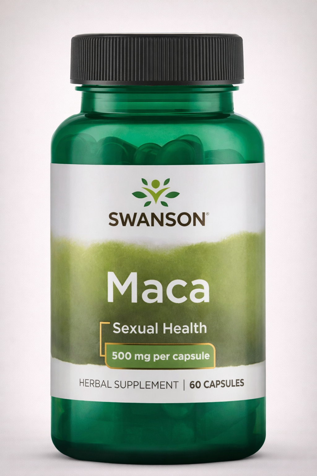 Maca, aumenta vitalidad sexual en hombres y mujeres. Swanson, 500 mg, 60 cápsulas