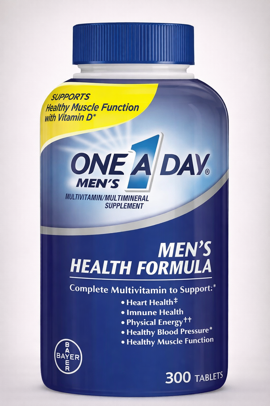 Multivitamínico ONE A DAY de BAYER, para hombre, 300 tabletas
