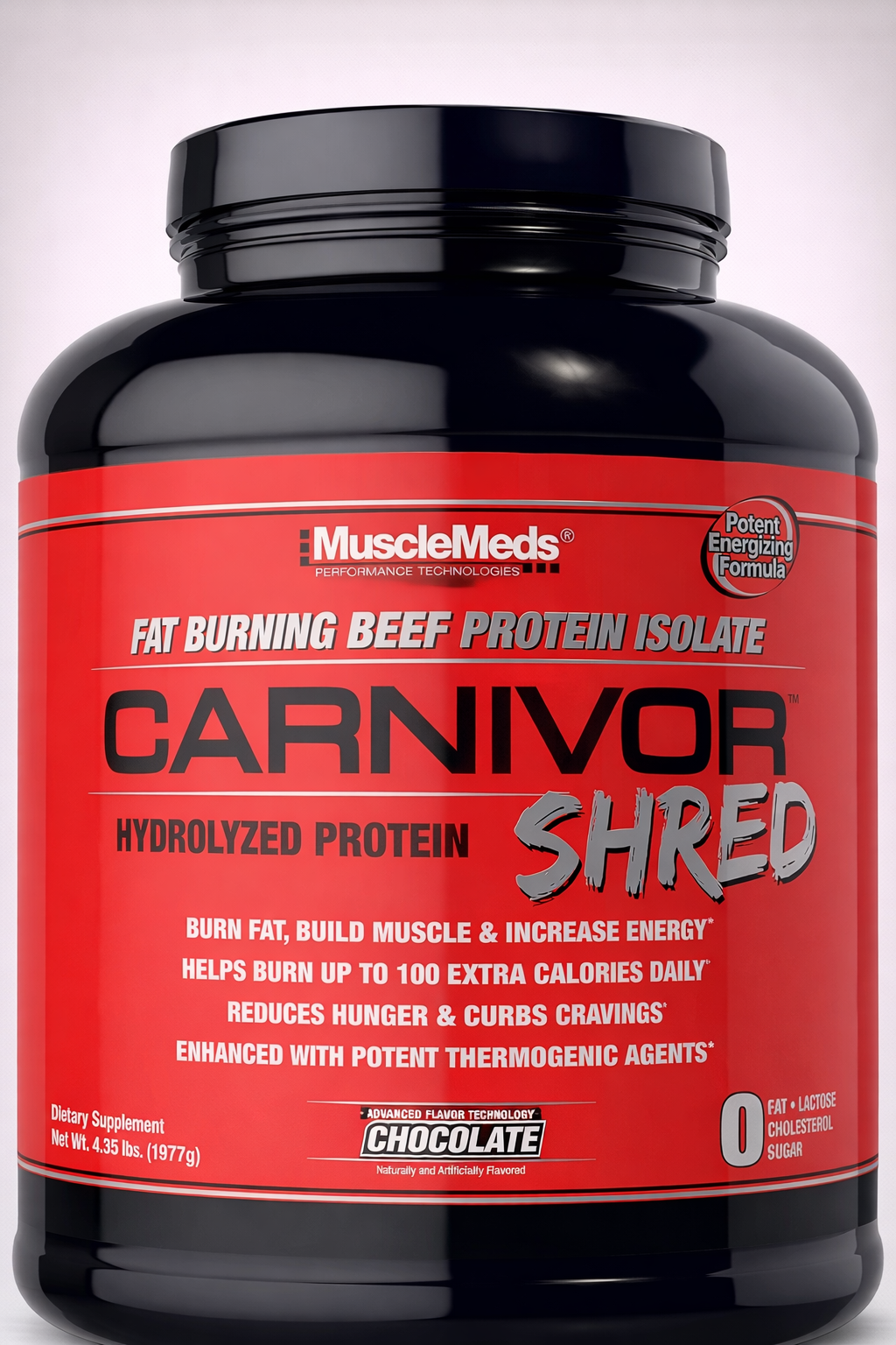 Proteina para quemar grasa, Carnivor Isolate Shred, de carne de res, aisalda, sin azúcar, sin grasa, sin lactosa, 56 servicios