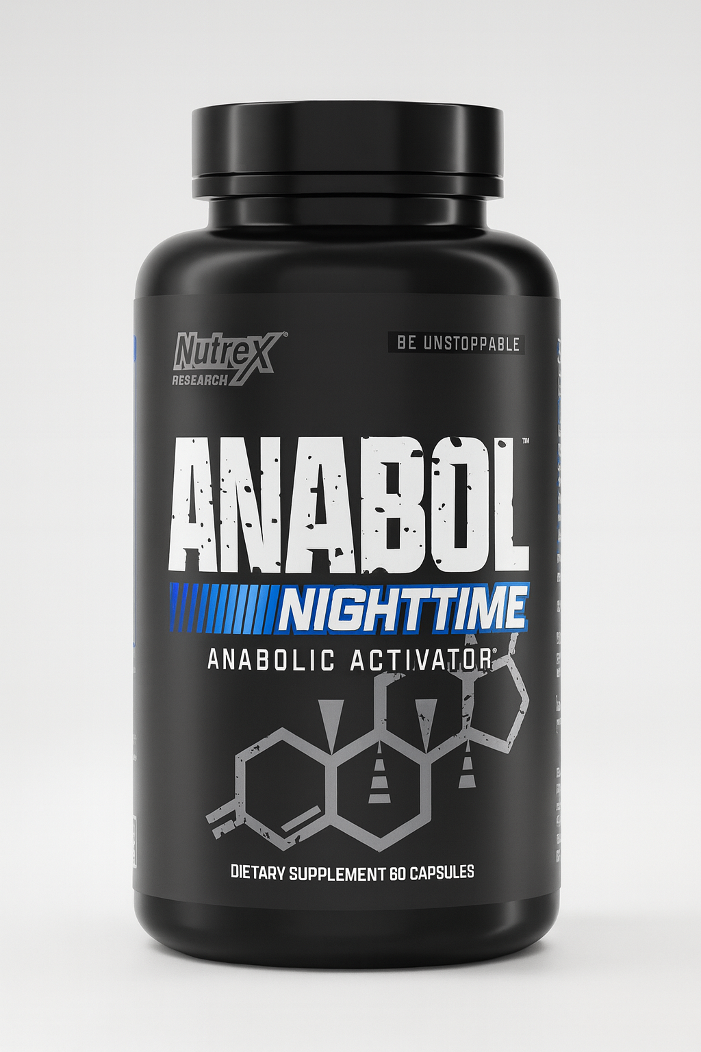 Anabol PM Nighttime, para el desarrollo muscular nocturno y ayuda para dormir | Suplemento anabólico para el desarrollo muscular, ingredient clínicamente investigados, Recuperación y fortalecimiento muscular post-entrenamiento, 60 cápsulas