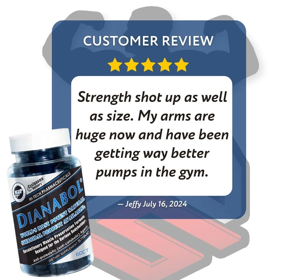 Dianabol, 60 tabletas, duración de 20 días