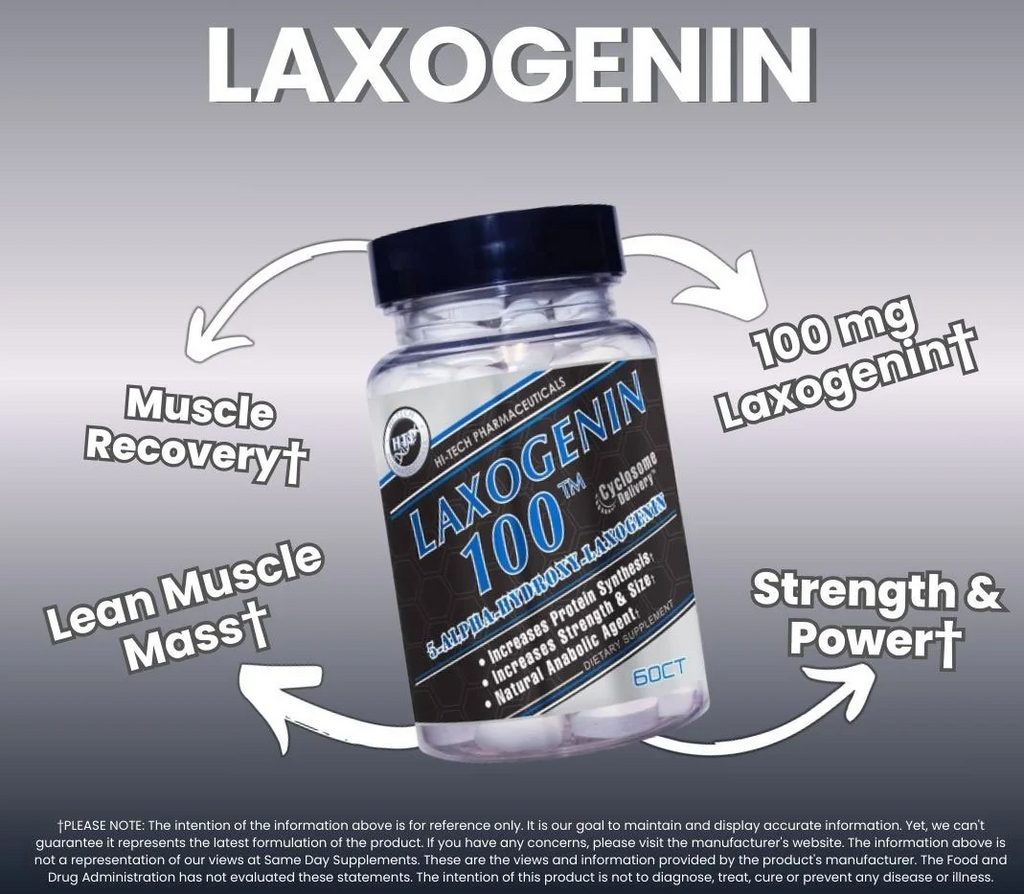 Laxogenin 100,  60 Tabletas