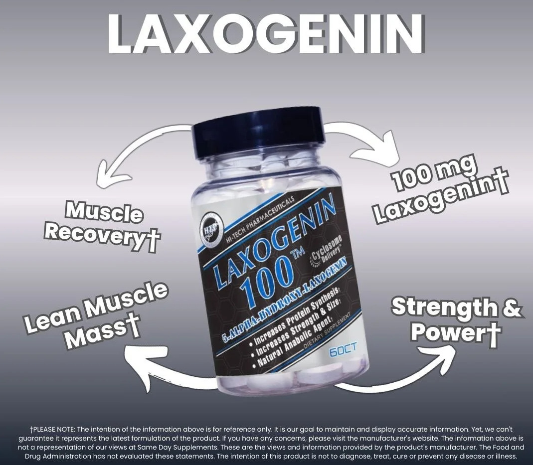 Laxogenin 100,  60 Tabletas