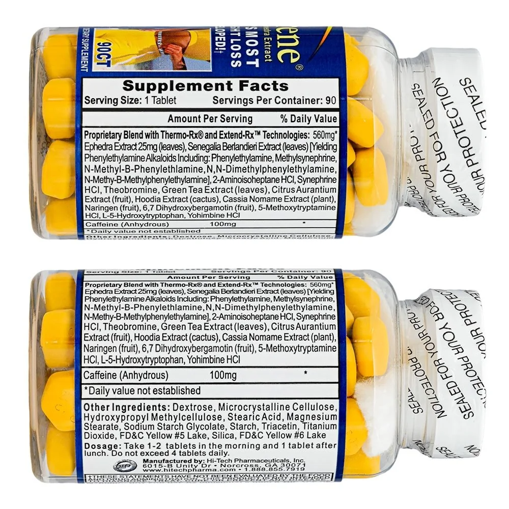 Lipodrene el mas avanzado quemador de grasa, 90 tabletas