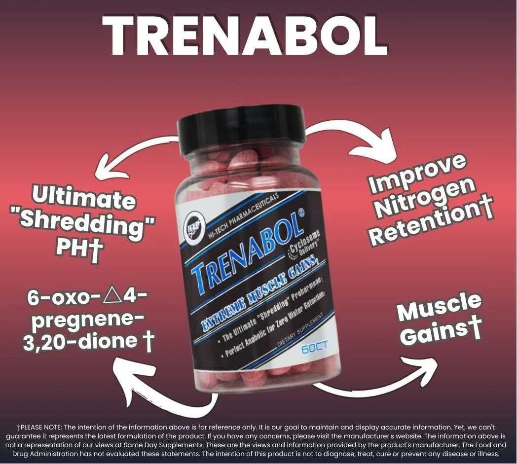 Trenabol 60 Tabletas, duración  4 semanas